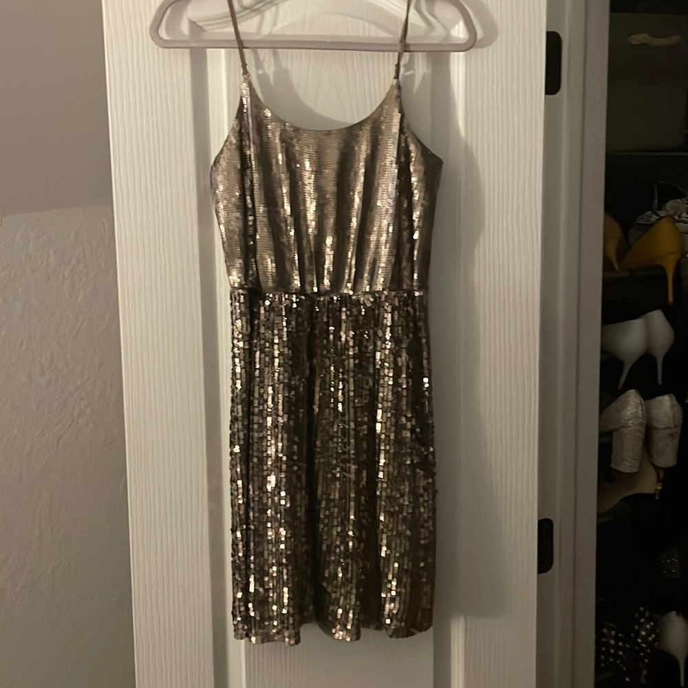Express, small, New Years Eve dress.